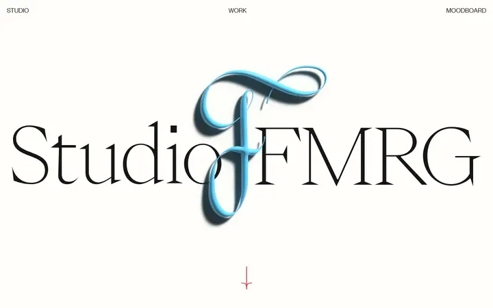 StudioFMRG branding agency website homepage