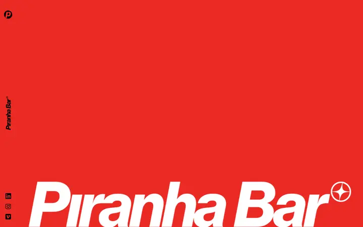 Piranha Bar production company website homepage