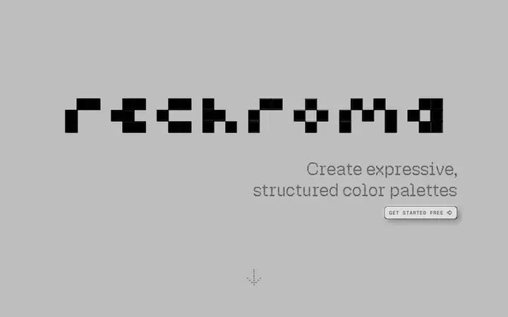 Rechroma productivity app website homepage