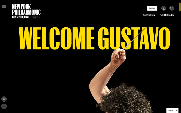 New York’s New Maestro theatre website homepage