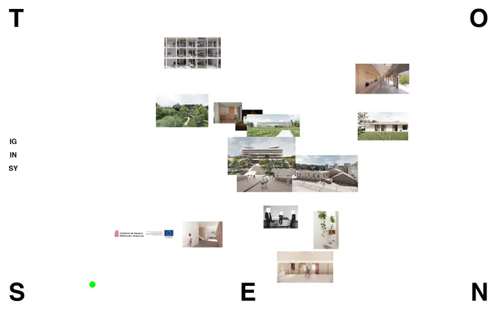 TOSEN architecture website homepage