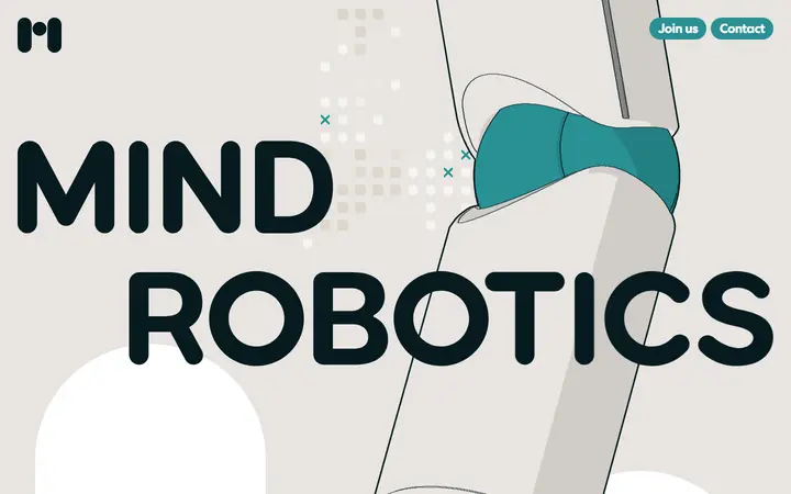 Mind Robotics robotics company website homepage