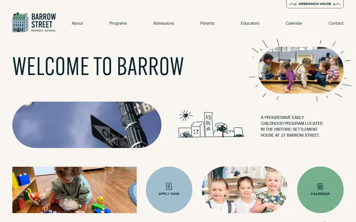 Barrow Street Nursery School school website homepage