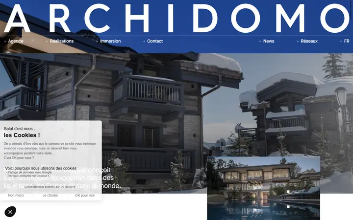Architecte Maison Contemporaine & Villa Moderne architecture website homepage
