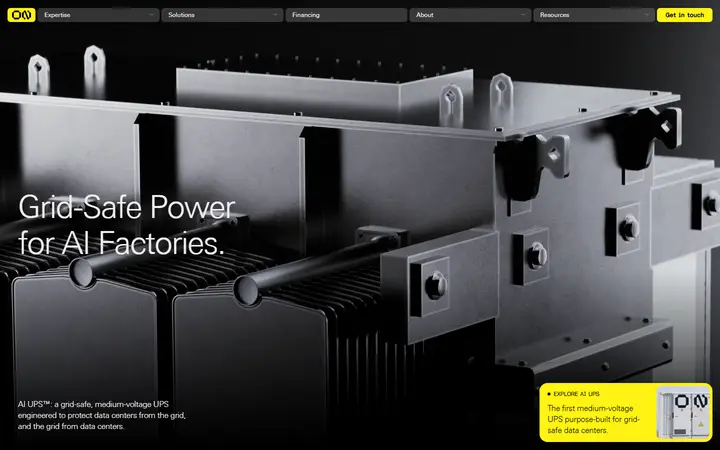 ON Energy energy company website homepage