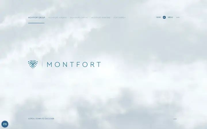 Montfort energy company website homepage