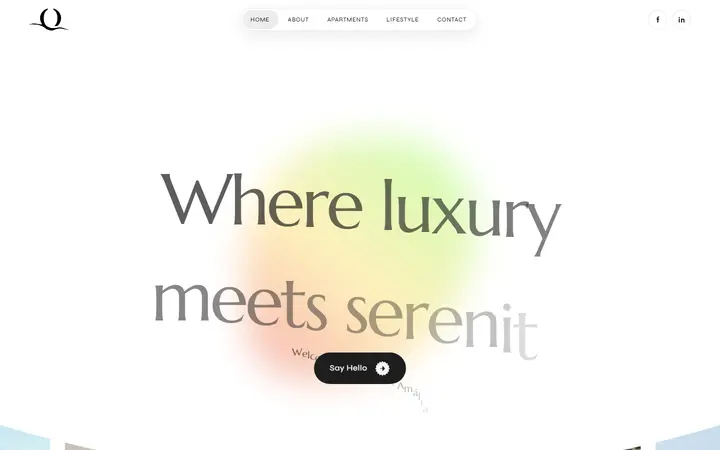Quinta D. Amália property developer website homepage