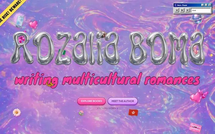 Rozalia Boma magazine website homepage