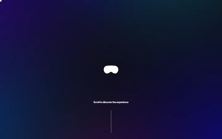 Sample production company website homepage