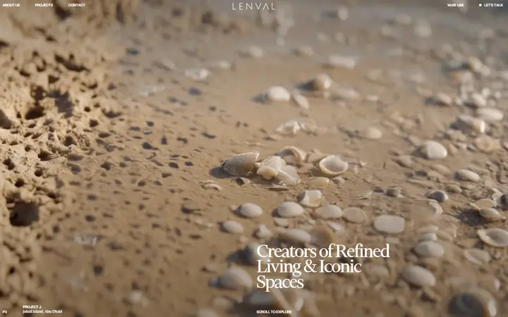 Lenval Properties property developer website homepage