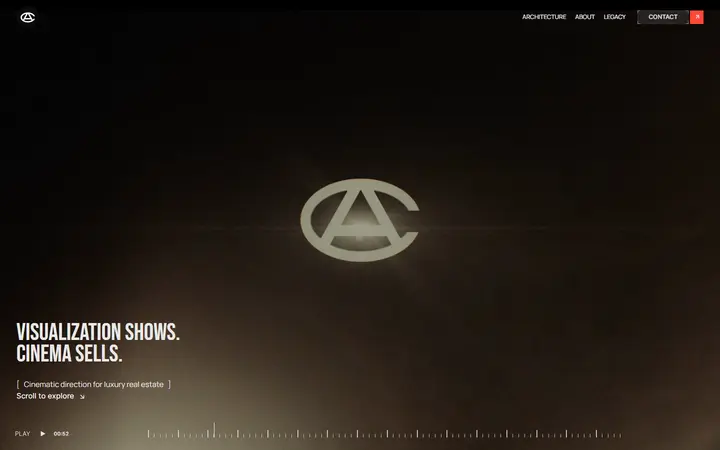 CA Film Creatives production company website homepage
