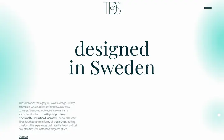 TDoS design agency website homepage