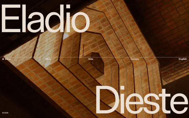 Eladio Dieste museum website homepage
