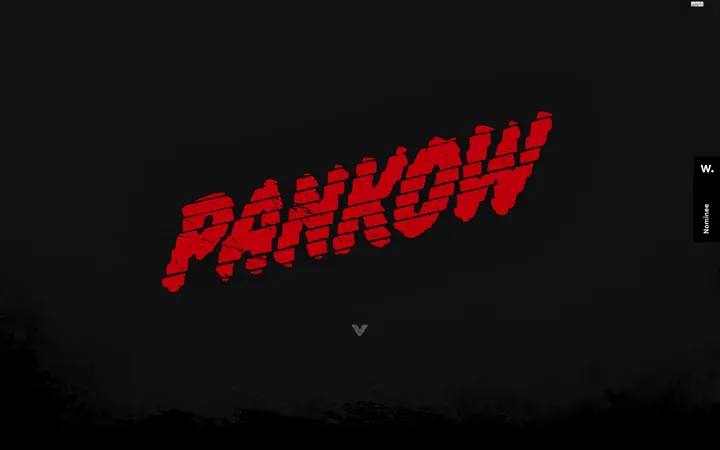 PANKOW music artist website homepage