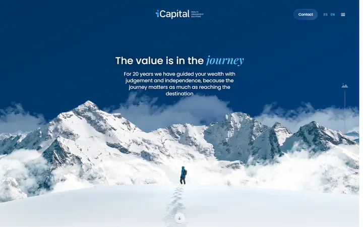 iCapital investment platform website homepage