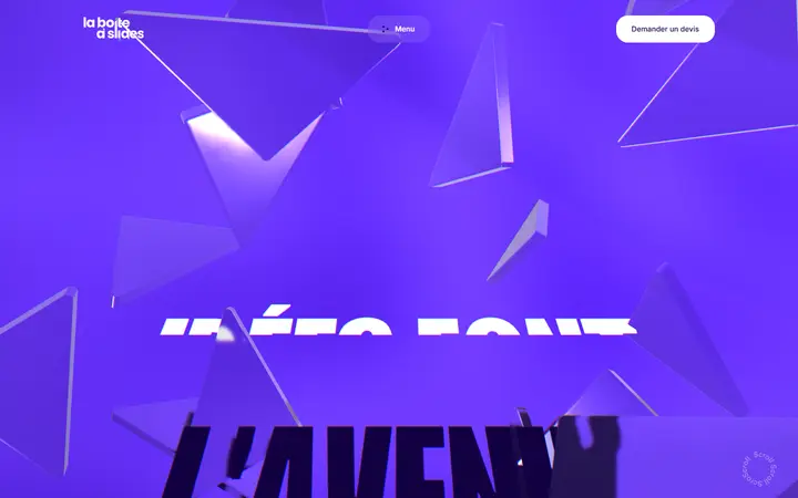 Comment se déroule une collaboration avec vous ? design agency website homepage