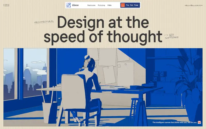 illoca AI company website homepage