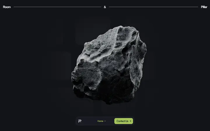 Room & Pillar venture capital website homepage