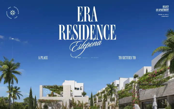 ERA Residence property developer website homepage