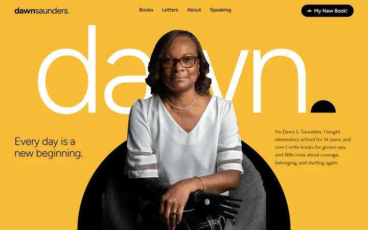 Dawn L. Saunders school website homepage