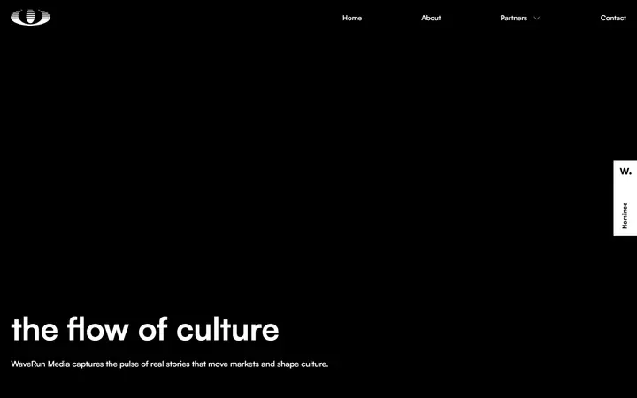 WaveRun Media production company website homepage