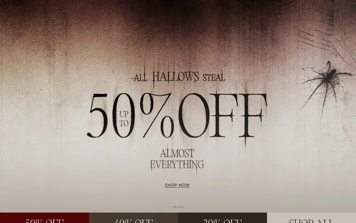 KILLSTAR fashion brand website homepage