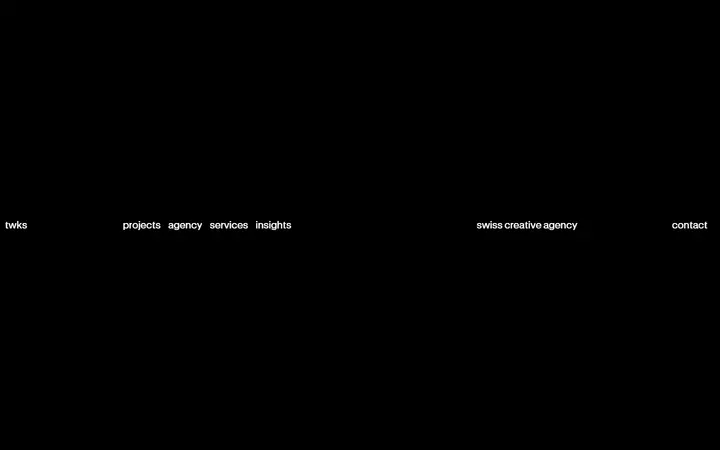 twks design agency website homepage