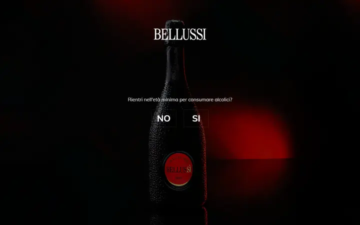 Bellussi Spumanti winery website homepage