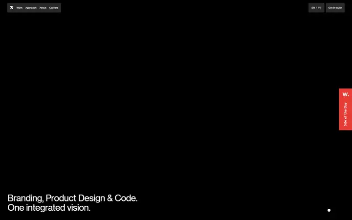 Revelatio Studio design agency website homepage