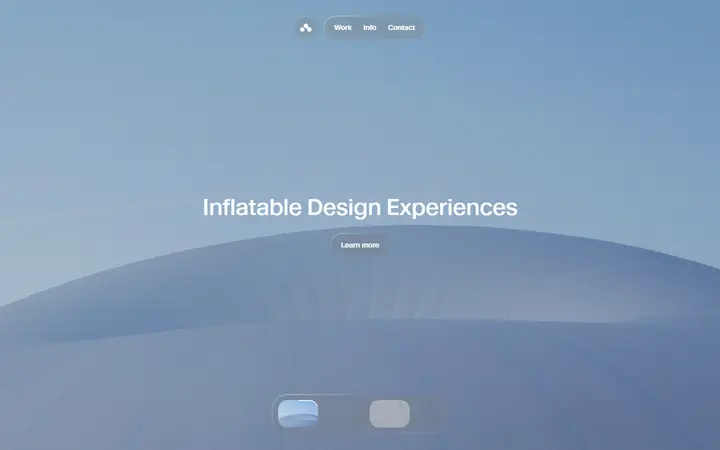Espacio La Nube design agency website homepage